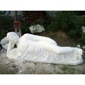Hot sale stone carved garden buddha statue of protection